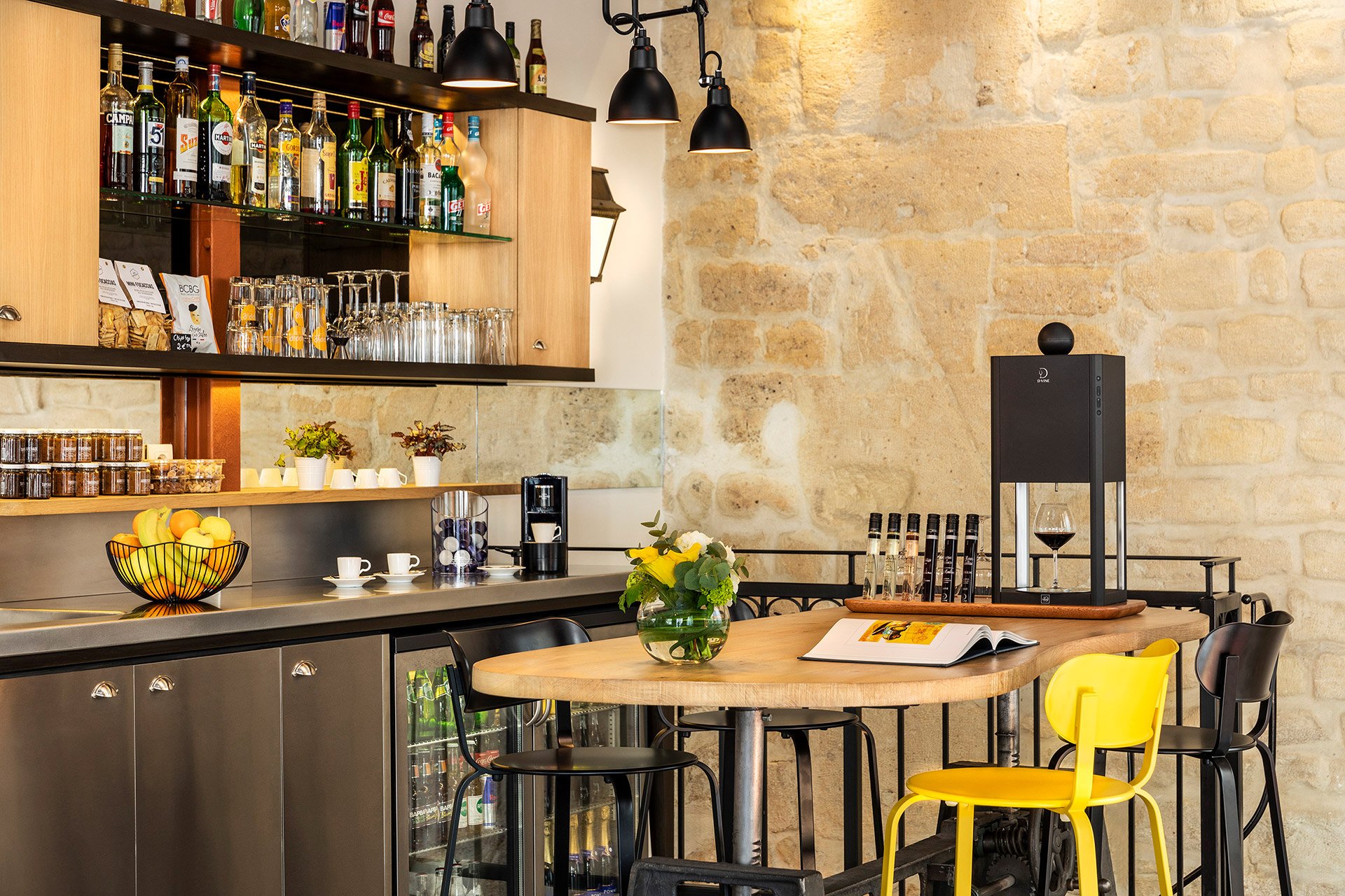 Best Western Premier Marais Grands Boulevards honesty bar